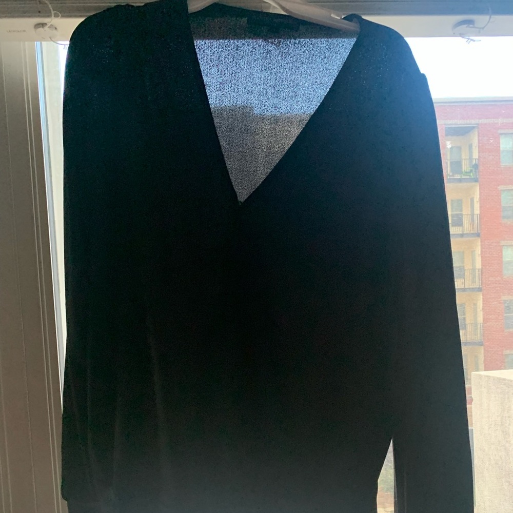 Banana Republic V Neck Long Sleeve Dressy shirt